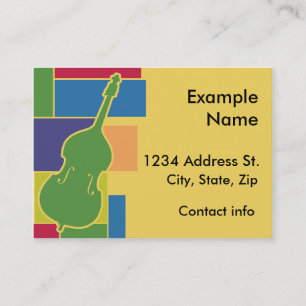 Double Bass Colorblocks Profile Card