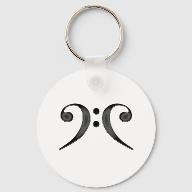 Double Bass Keychain (Front)