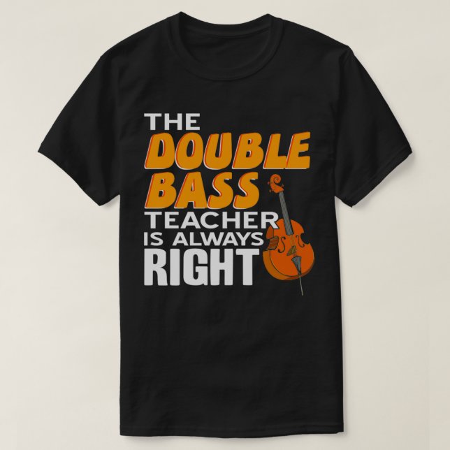 Double Bass T-Shirt (Design Front)