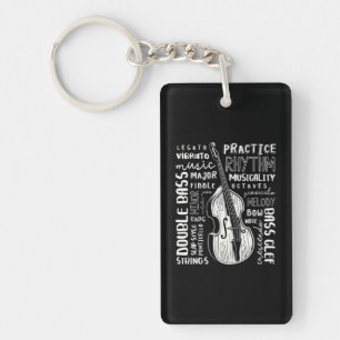 Double Bass Word Cloud Hors-droit Basse Art Musiqu