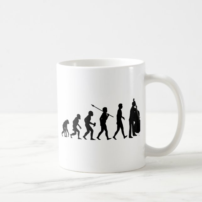 Double Bassist Coffee Mug (Right)