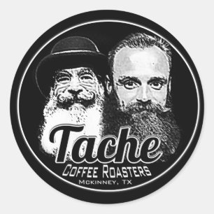 Double Beard Classic Round Sticker