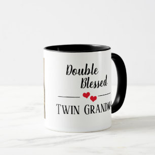 Double béni - tasse jumelle de grand-maman