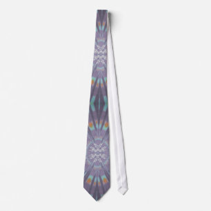 Double Black Tie Dye Swirls Necktie