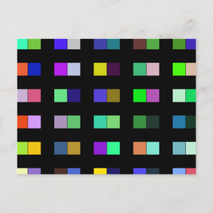 Double Blocks Postcard