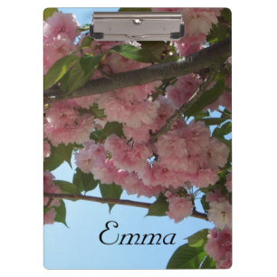 Double Blossoming Cherry Tree IV Spring Clipboard