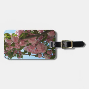 Double Blossoming Cherry Tree IV Spring Luggage Tag