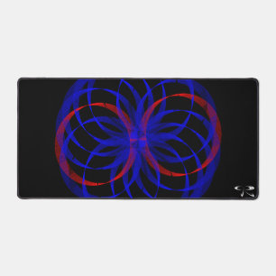 Double Blueberry Colour Accent Mouse Pad Mat