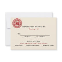 Double Bonheur Faire-part de mariage chinois - RSV