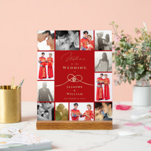 Double Bonheur noeud Mariage chinois 12 Photo