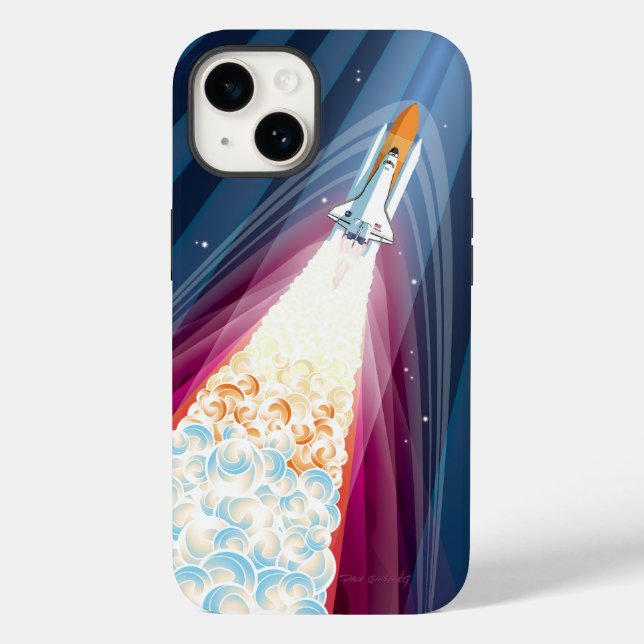 Double Boosted (Space Shuttle Launch) Case-Mate iPhone Case (Back)