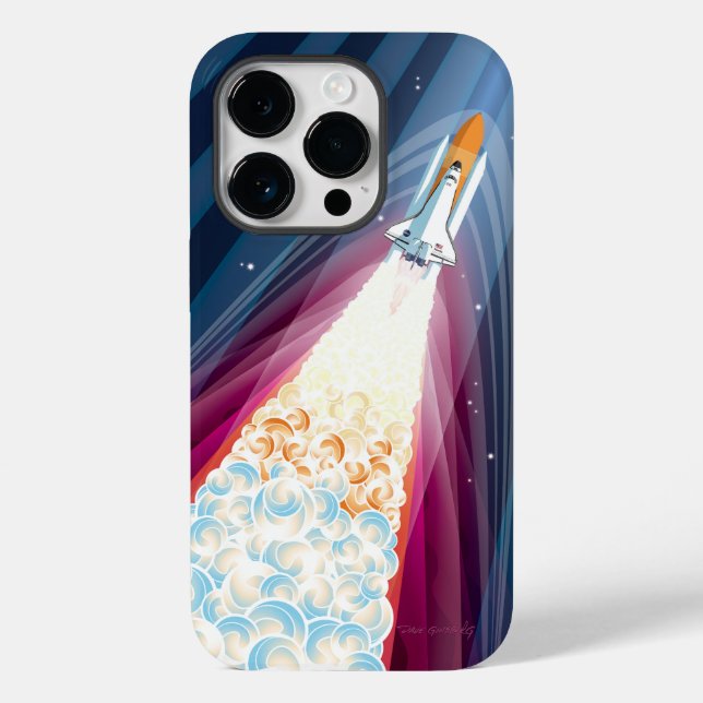 Double Boosted (Space Shuttle Launch) Case-Mate iPhone Case (Back)