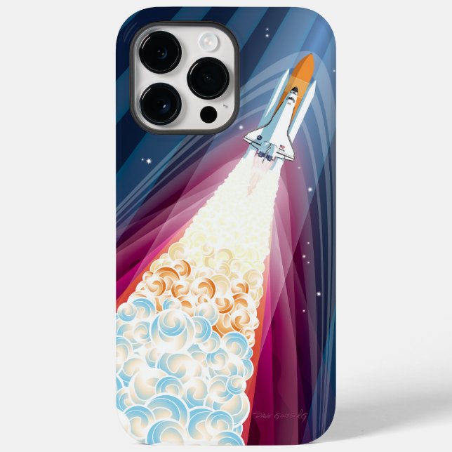 Double Boosted (Space Shuttle Launch) Case-Mate iPhone Case (Back)