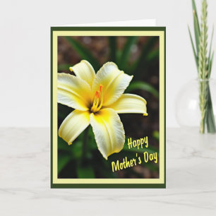 Double Border Flower Card