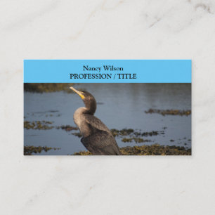 Double breasted cormorant business card
