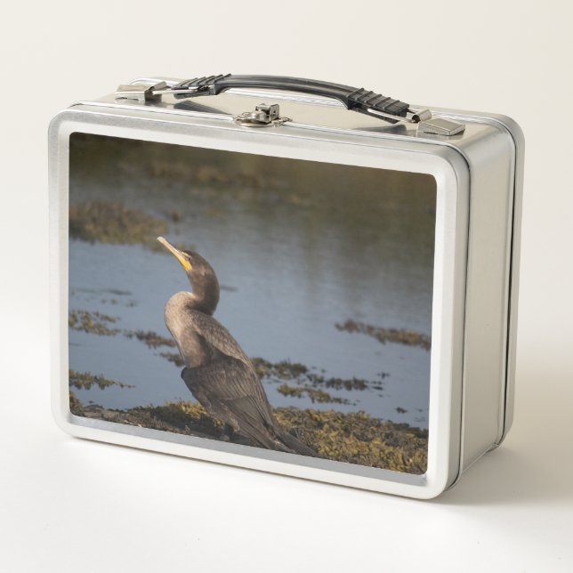 Double breasted cormorant metal lunch box (Front)