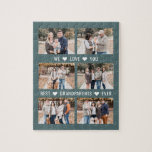 Double Captions Editable Colour Custom Photo Puzzl Jigsaw Puzzle<br><div class="desc">Photo gifts make the best gifts! Easily personalized with your text and/or photo(s) for a custom look. Designed by Berry Berry Sweet. View more designs at www.berryberrysweet.com</div>