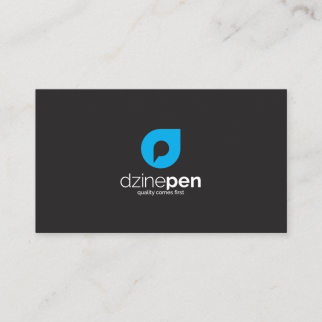 double carte de visite dégrossi moderne (Devant)