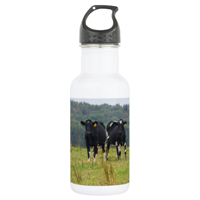 Double Cattle Troube Water Bottle (Front)