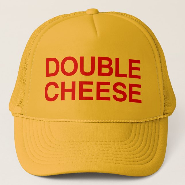 Double Cheese Trucker Hat (Front)