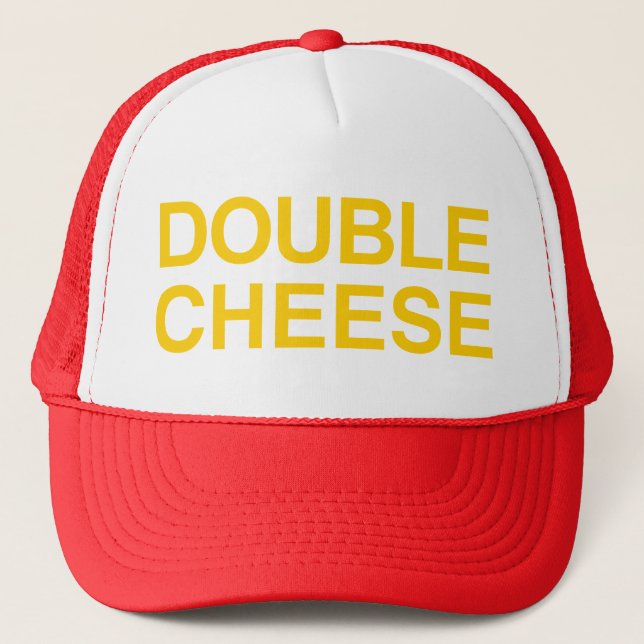 Double Cheese Trucker Hat (Front)