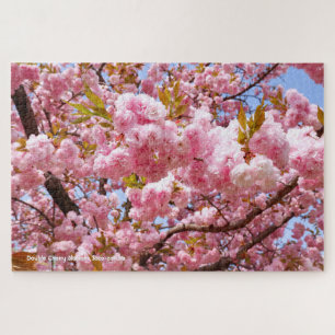 Double Cherry Blossom: Sato-zakura Jigsaw Puzzle