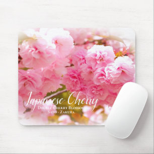 Double Cherry Blossom: Sato-zakura Mouse Pad