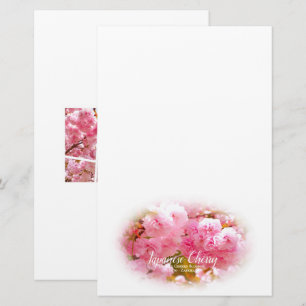 Double Cherry Blossom: Sato-zakura Stationery
