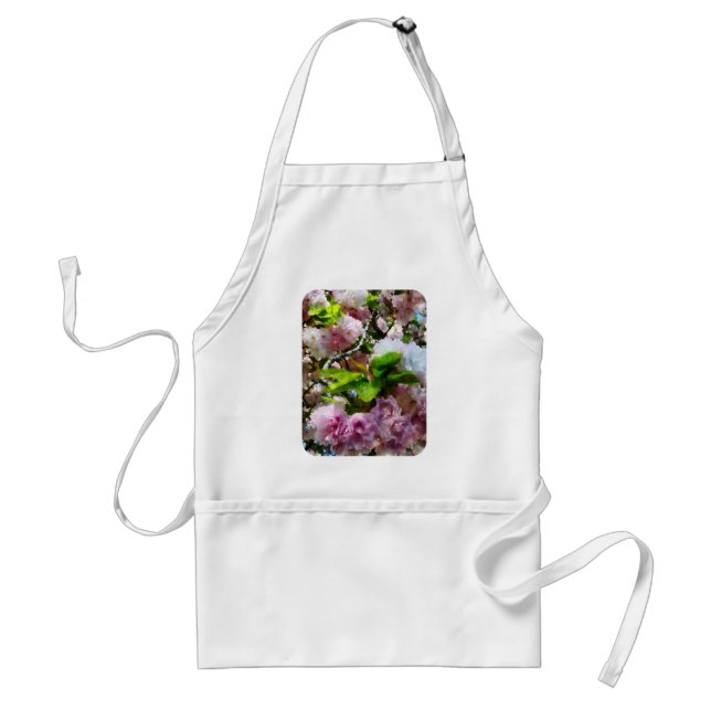 Double Cherry Blossoms Standard Apron (Front)