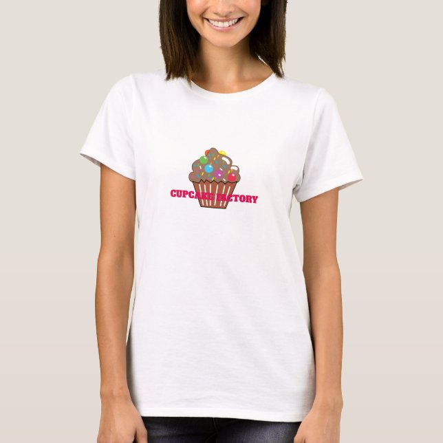 Double Chocolates CUPCAKE T-Shirt (Front)