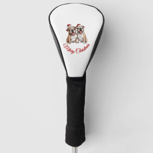 Double Christmas joy Merry Bulldogs Classic T-Shir Golf Head Cover