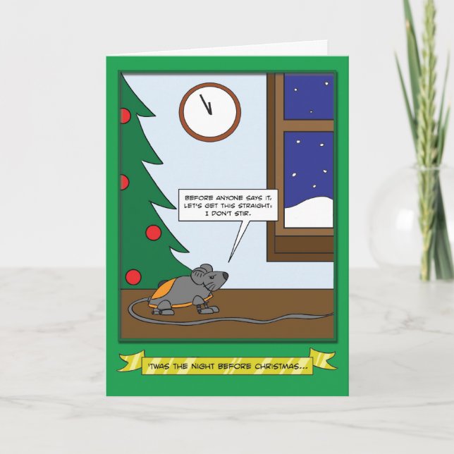 Double Clicked Christmas Card! Holiday Card (Front)