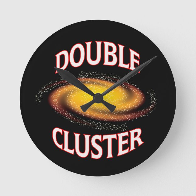 DOUBLE CLUSTER ROUND CLOCK (Front)