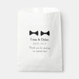 "Double Cravate Bow" Sacs Favonalized Personnalisé