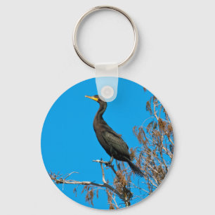 Double-crested Cormorant Keychain