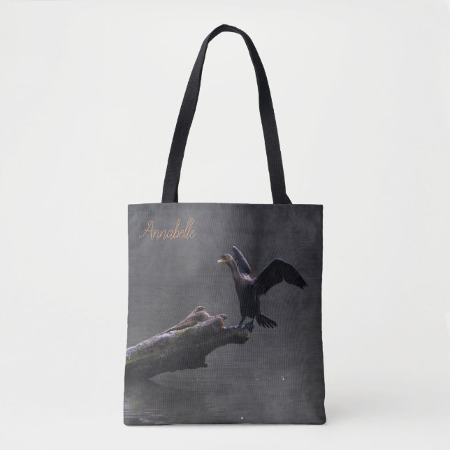 Double-crested Cormorant Tote Bag (Front)