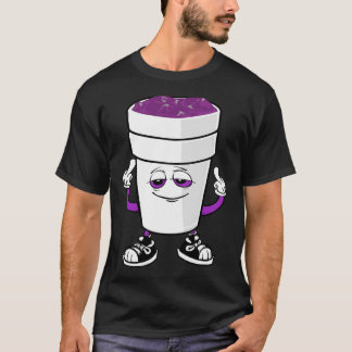 Double Cup Styrofoam Lean Codeine Purple Drank Siz T-Shirt
