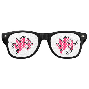 Double Cupid Valentine's Day Party Retro Sunglasses