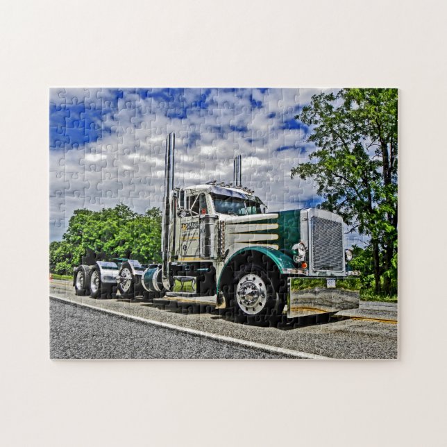 Double D Peterbilt 379 Puzzle (Horizontal)