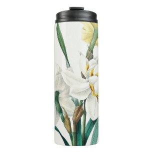 Double Daffodil,  Pierre-Joseph Redouté, 1827 Thermal Tumbler