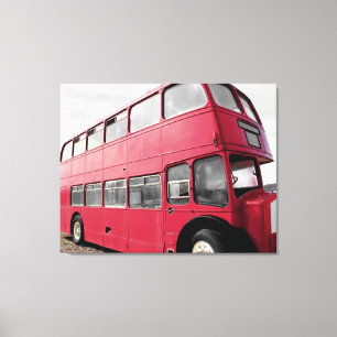 Double-Decker Bus Canvas Print