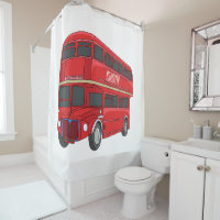 Double-decker bus cartoon illustration