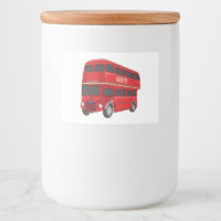 Double-decker bus cartoon illustration