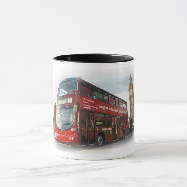 Double Decker London Bus Mug (Center)