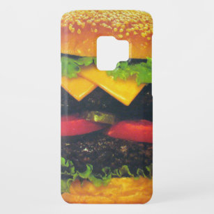 Double Deluxe Hamburger with Cheese Case-Mate Samsung Galaxy S9 Case