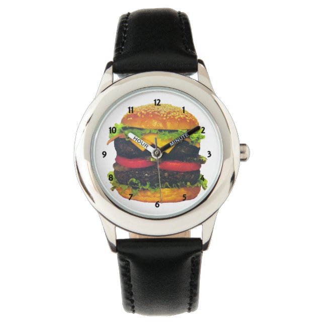Double Deluxe Hamburger with Cheese Watch (Front)