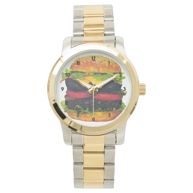 Double Deluxe Hamburger with Cheese Watch (Front)