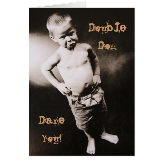 Double Dog Pouting Boy Mother's Day Card