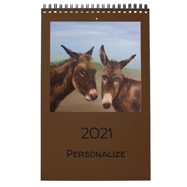 Double Donkey Calendar (Cover)