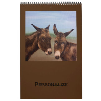 Double Donkey Calendar